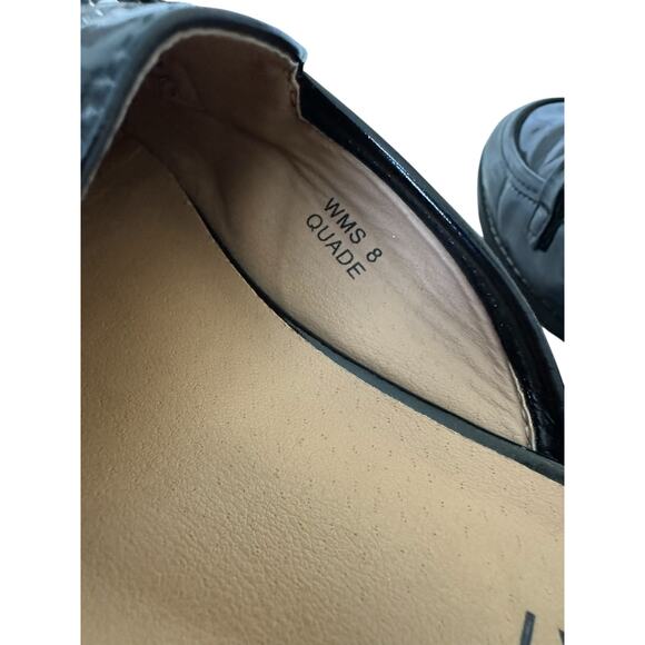 REPORT Quade Women’s Black Patent Leather Mule Loafers Size 8 Slip-On Flats - Picture 11 of 11